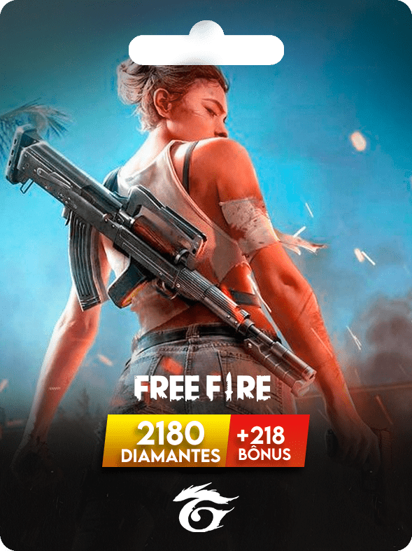 2180 Diamantes + 218 Bônus